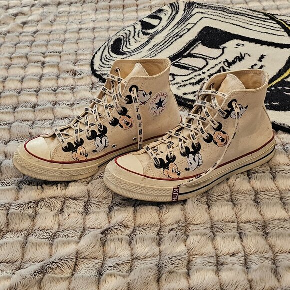 Converse Chuck Taylor Mickey Mouse High Top Disney Sneakers Men 9.5 women 11.5 - Picture 3 of 10
